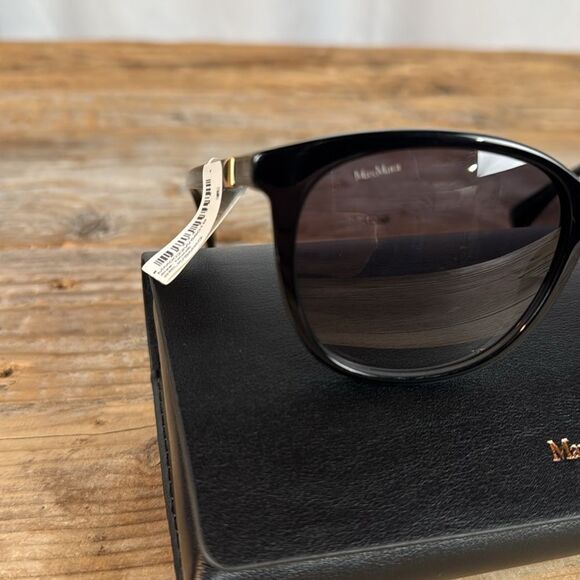 NWT MaxMara Prism Black Sunglasses - Picture 4 of 9